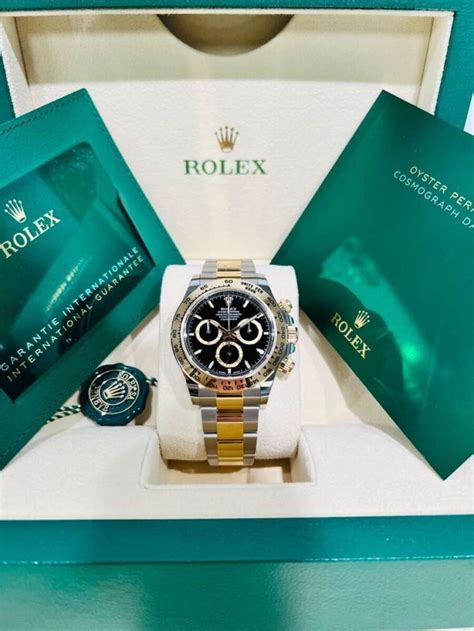 Rolex Daytona Acciaio/Oro Giallo New 2024 Black Dial Full